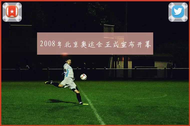 2008年北京奥运会正式宣布开幕