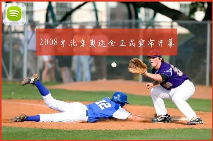 2008年北京奥运会正式宣布开幕
